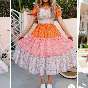 ivy city emily dress in sorbet